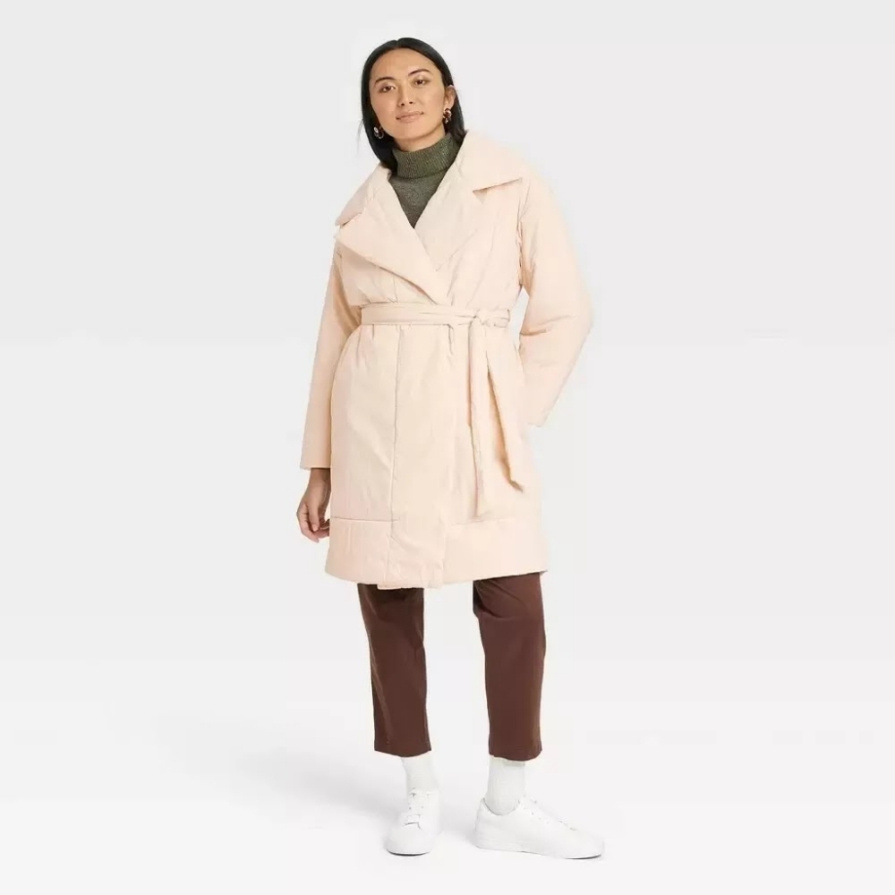 A New Day Wrap Jacket Blush Cream Size XXL